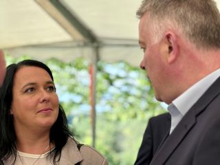 Angela Steffen beim Sommerfest der CDU Neustadt