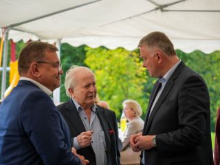 Angela Steffen beim Sommerfest der CDU Neustadt