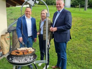 Angela Steffen beim Sommerfest der CDU Neustadt