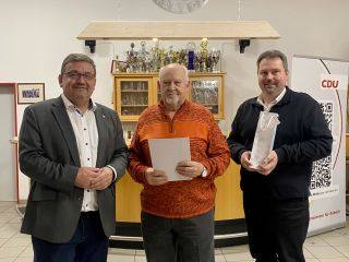 CDU-Neujahrsempfang mit Ehrungen gut besucht